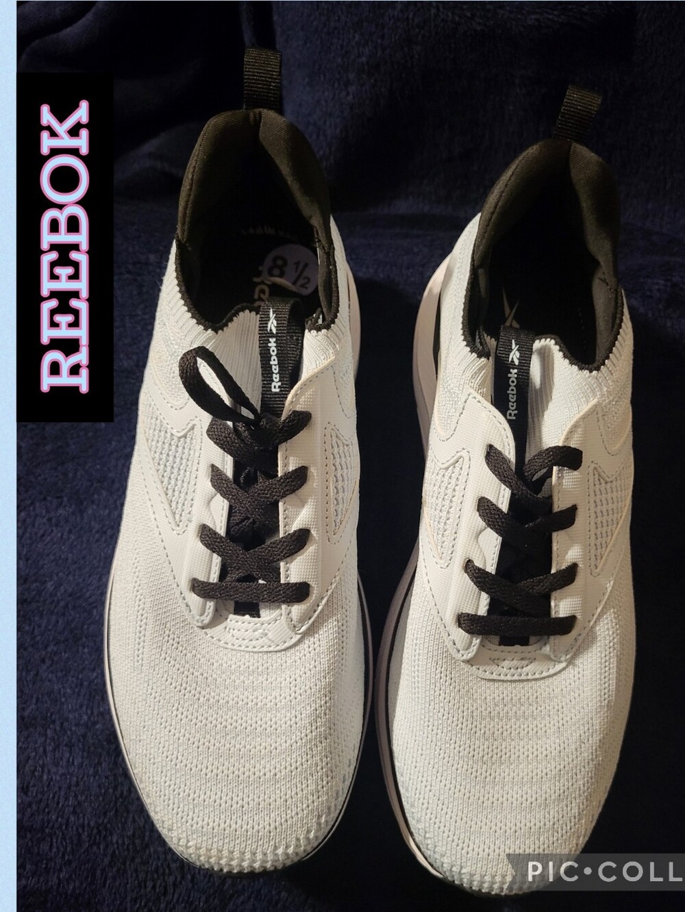 Reebok WOMEN Knit Sneakers with Black Laces